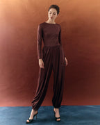 PANTALÓN COSTANOVA VINO - BURMONT